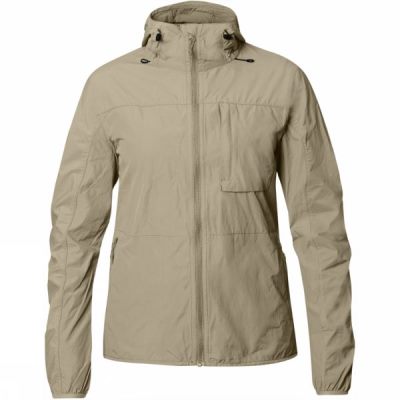 Chaquetas Fjallraven High Coast Wind Mujer Beige - Chile EZF073521